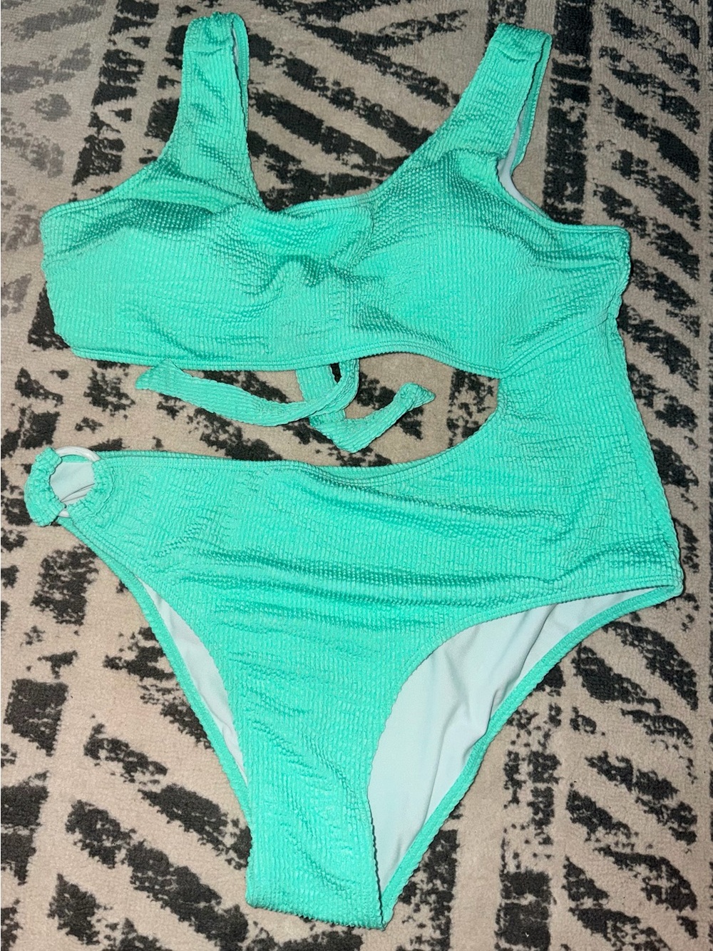 Light green swimsuit